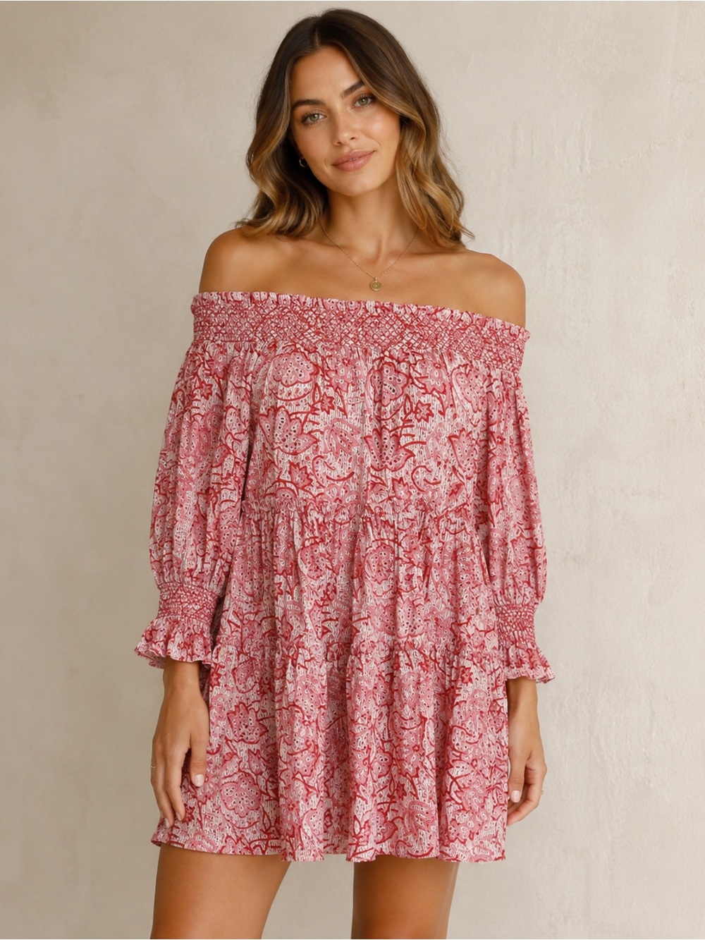 ASH & EDEN UNI off shoulder Mini dress sz XS NWT